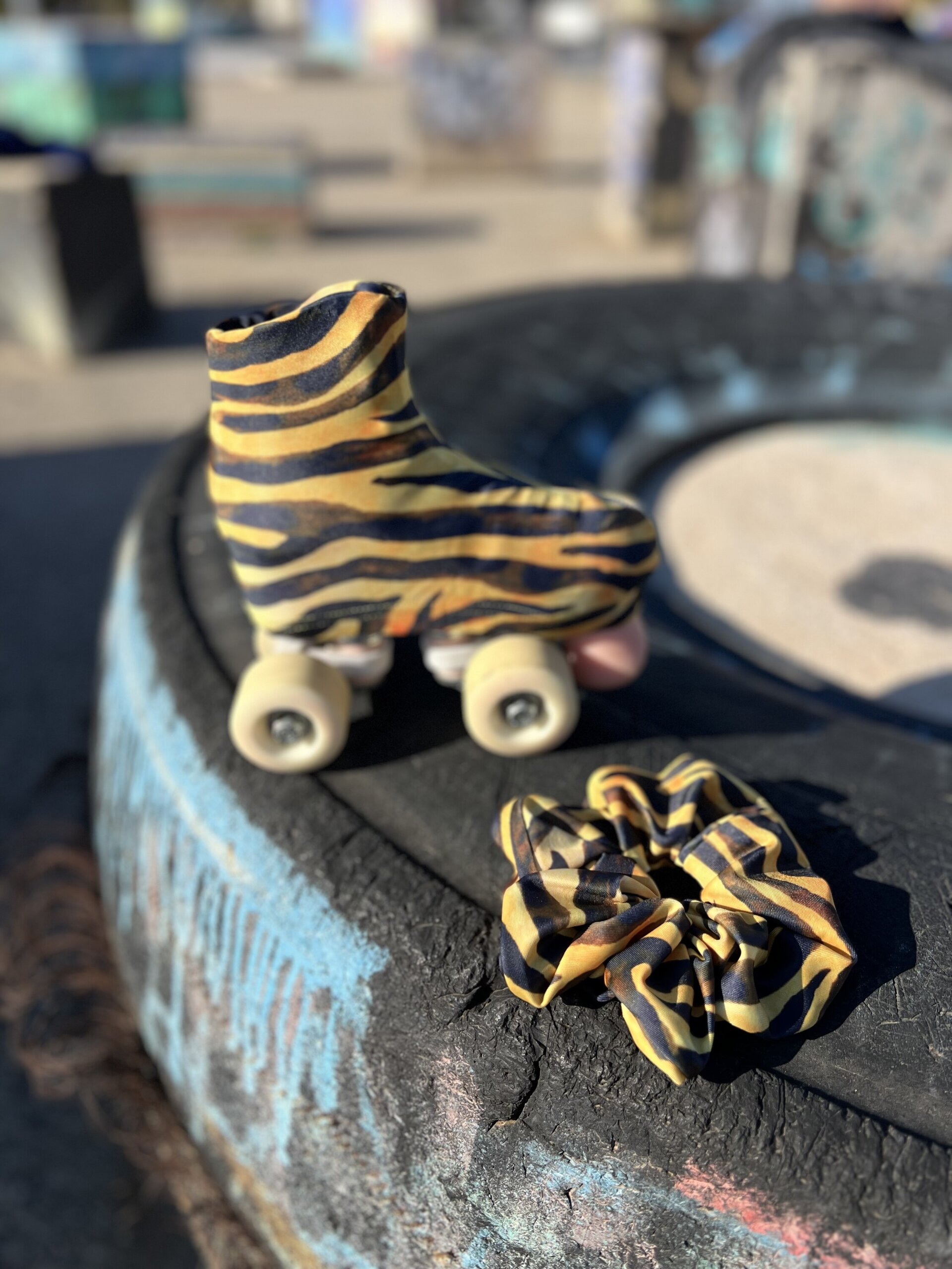 Fundas cubrepatin tigre - 5