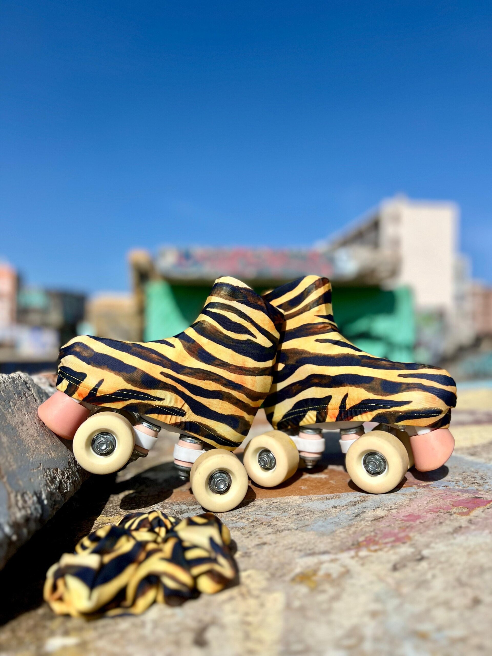 Fundas cubrepatin tigre - 3