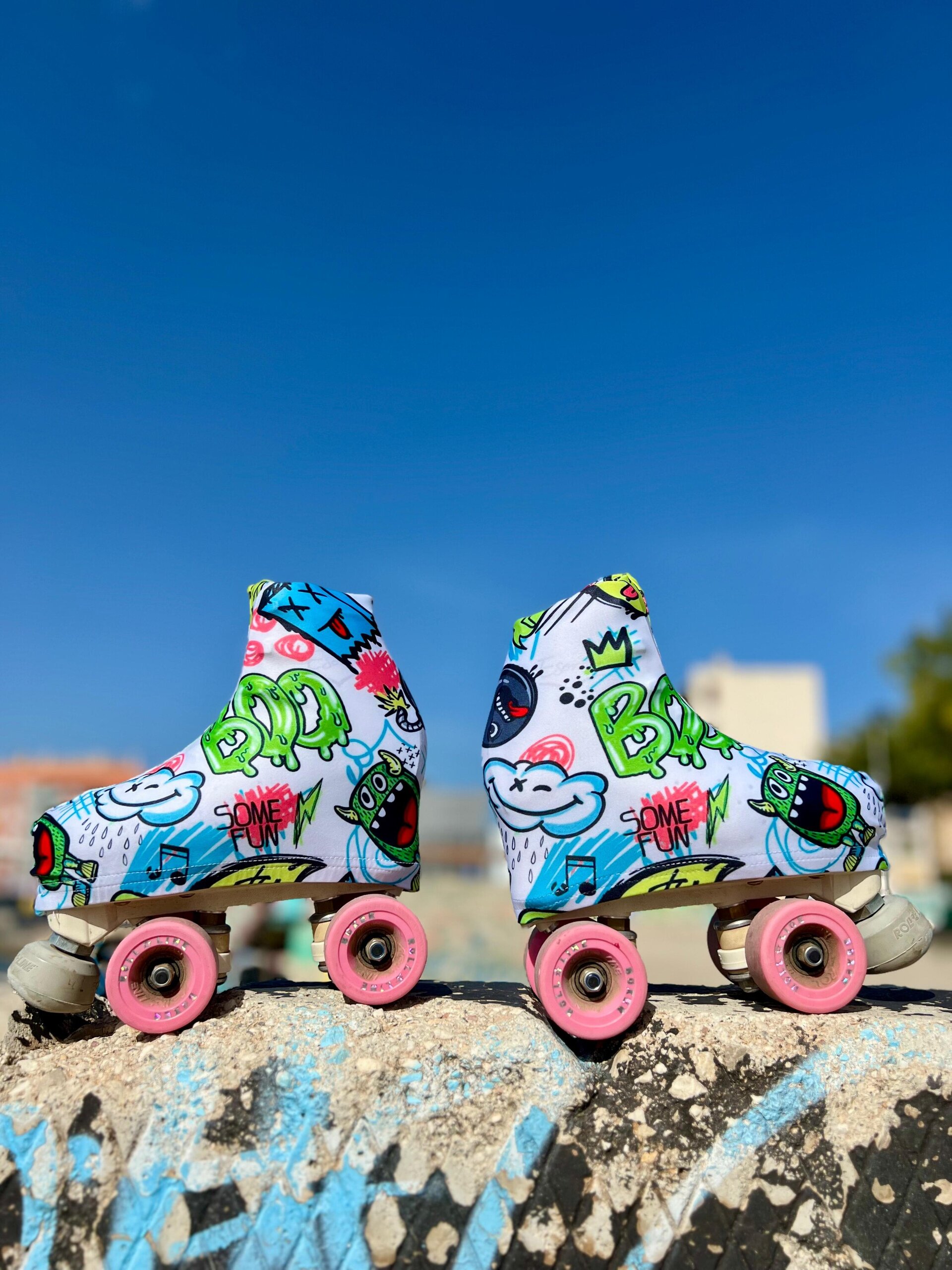 Fundas cubrepatin Monster Boo - 3
