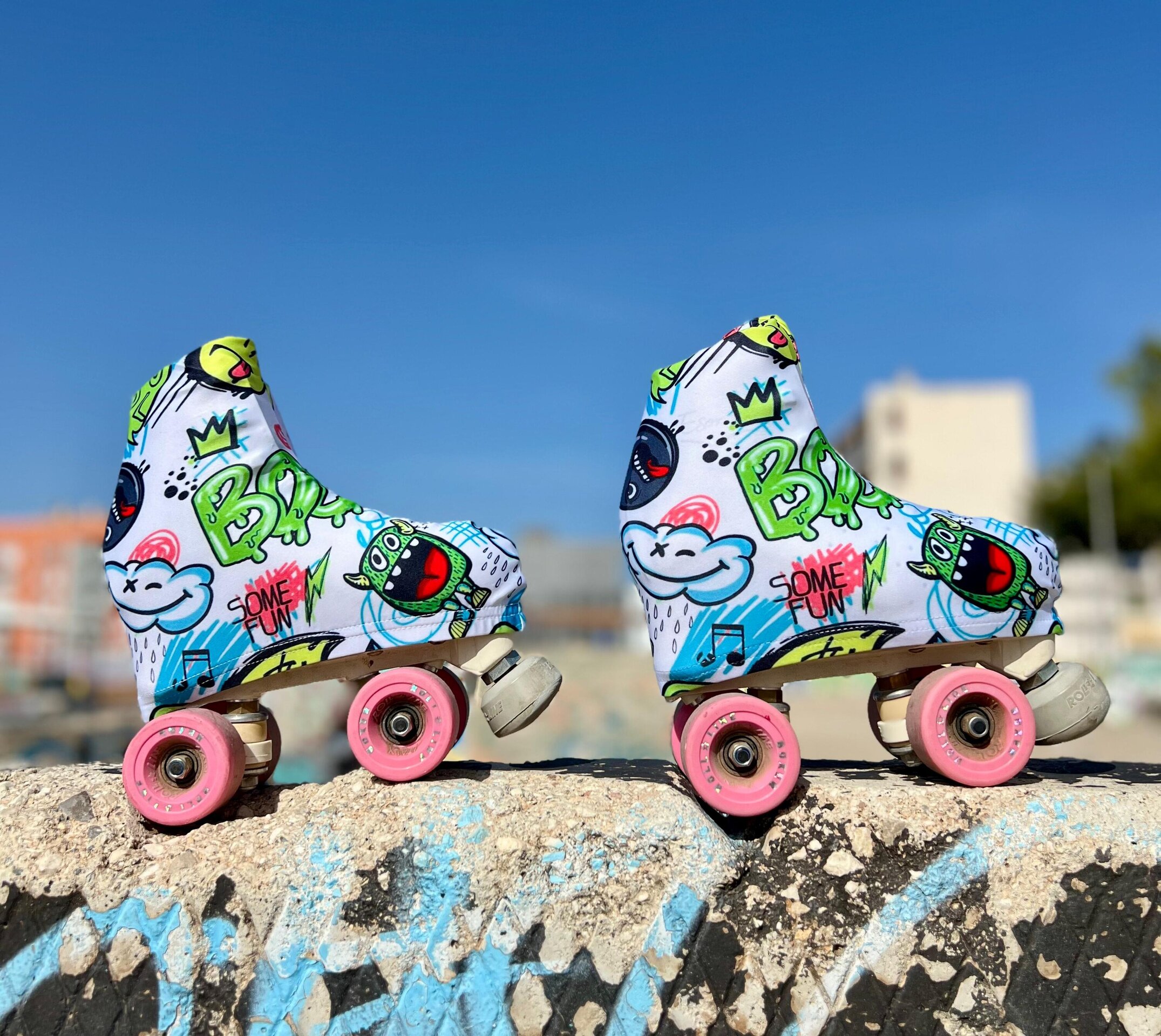Fundas cubrepatin Monster Boo - 2