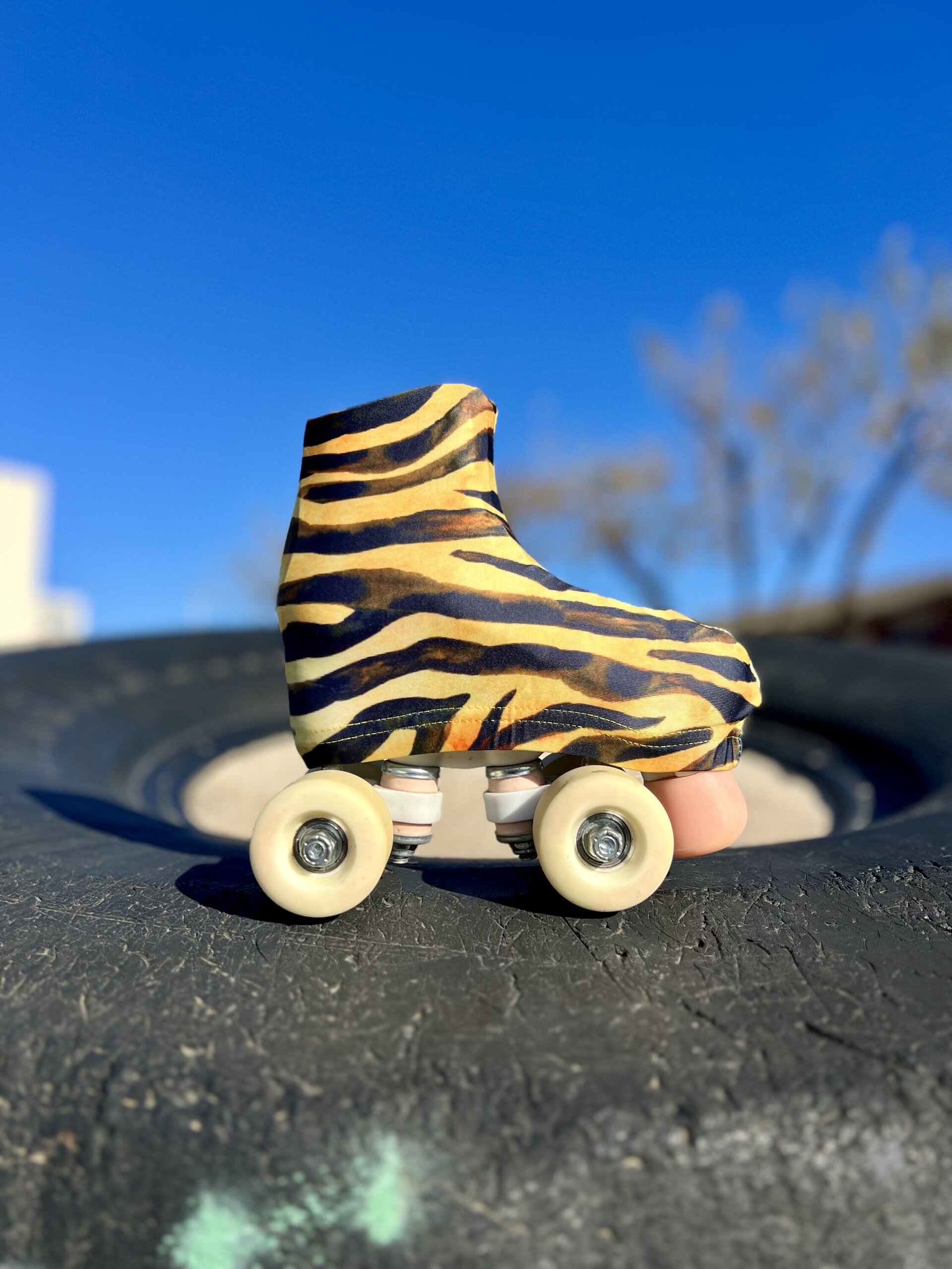 Fundas cubrepatin tigre - 6